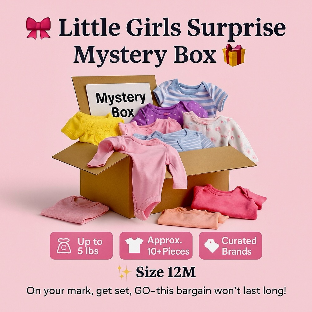 Baby Girl’s Size 12 Months Surprise Bundle Mystery Box